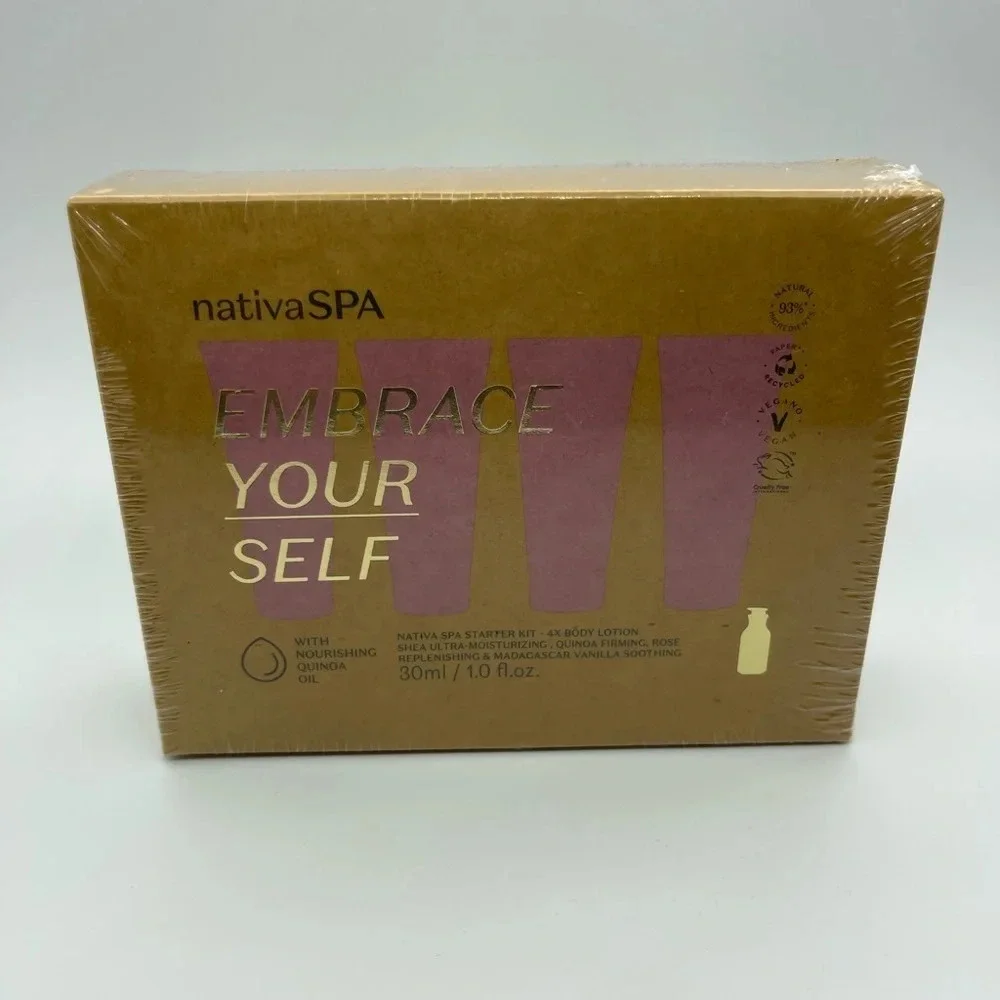 NATIVA Spa Body Lotion Starter Kit, NWT